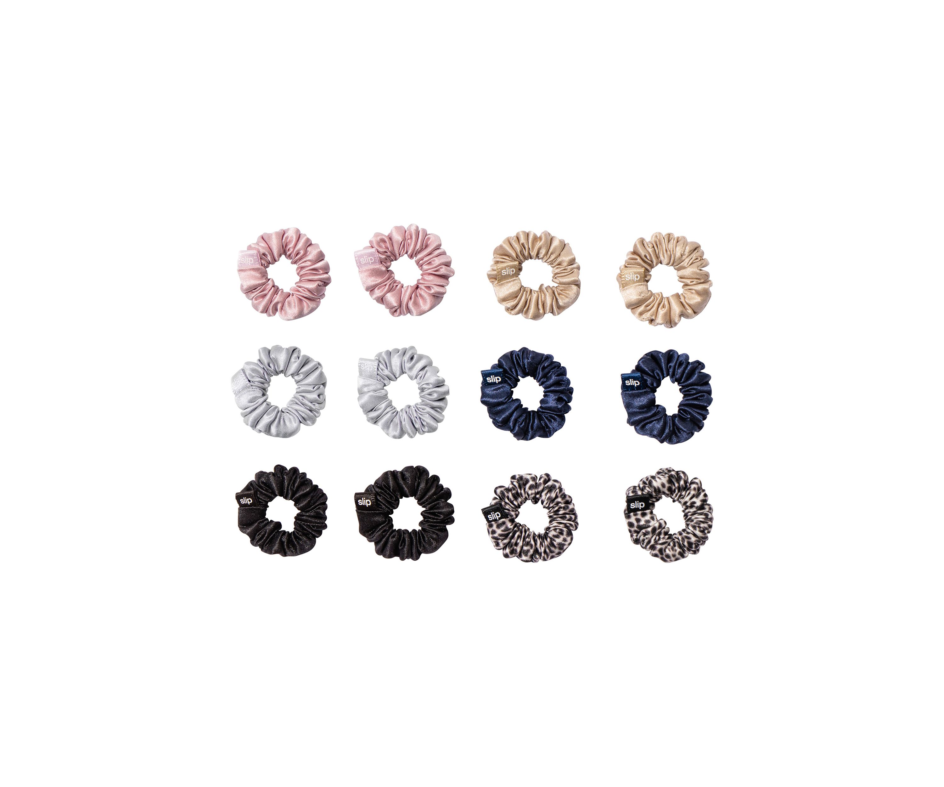 Pure Silk Minnie Scrunchies - Classic