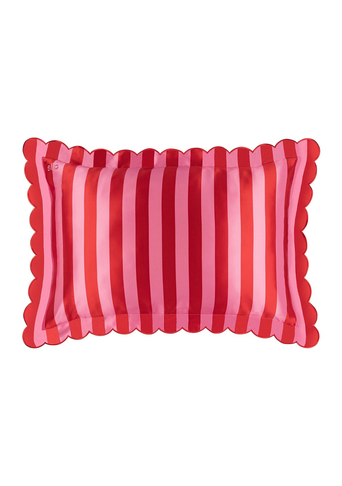 Pure Silk Queen Pillowcase with Scalloped Edge