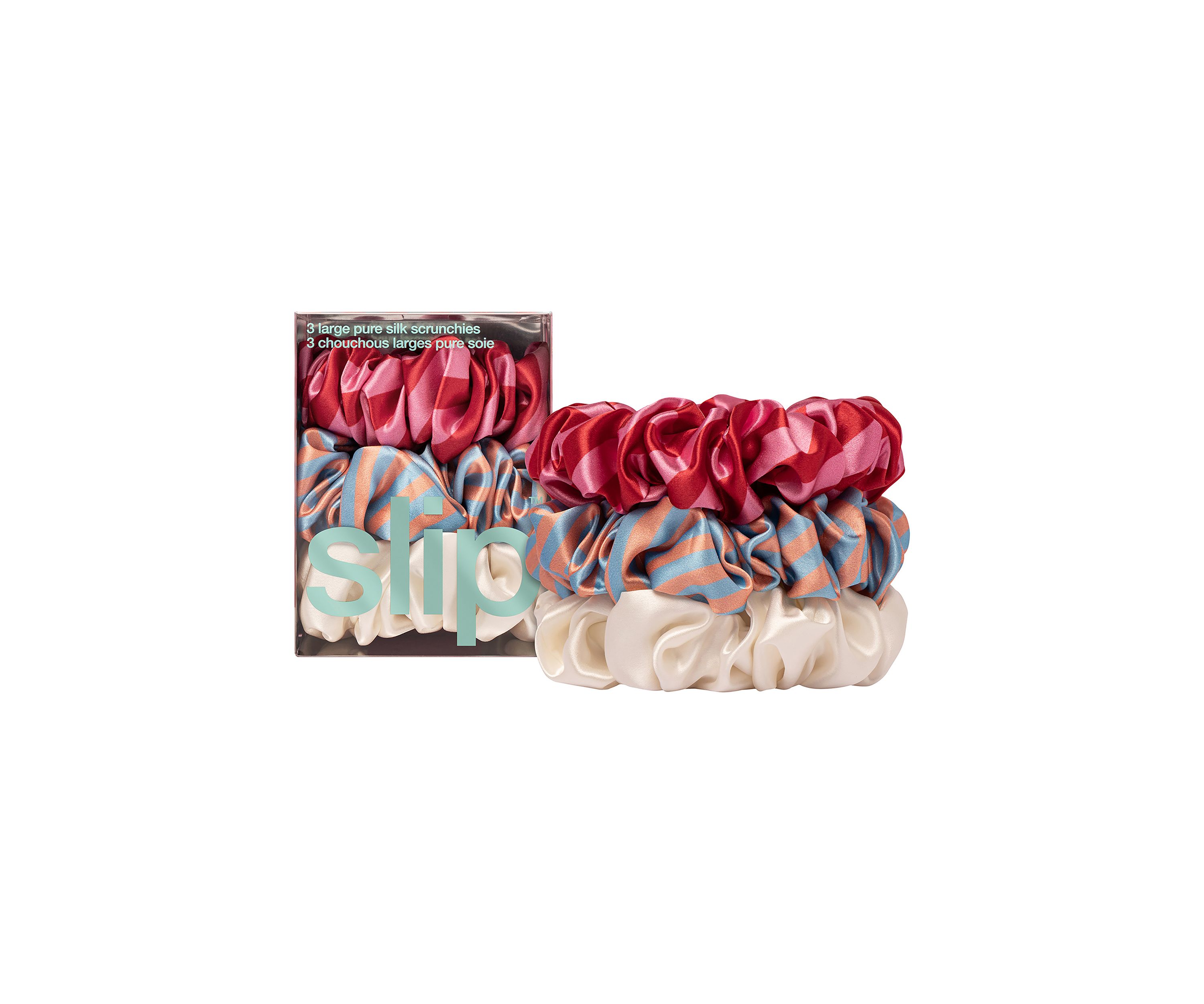 Pure Silk Large Scrunchies