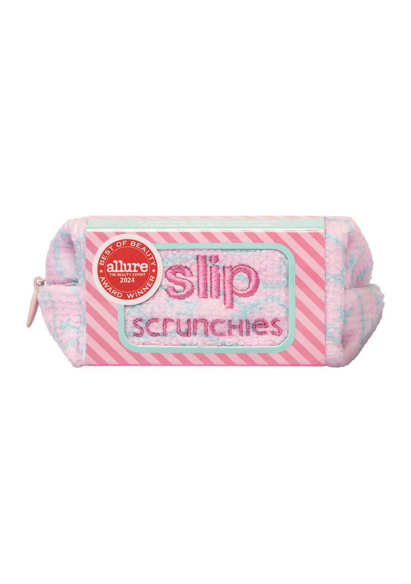 Pure Silk Skinny Scrunchies with Complimentary Pouch