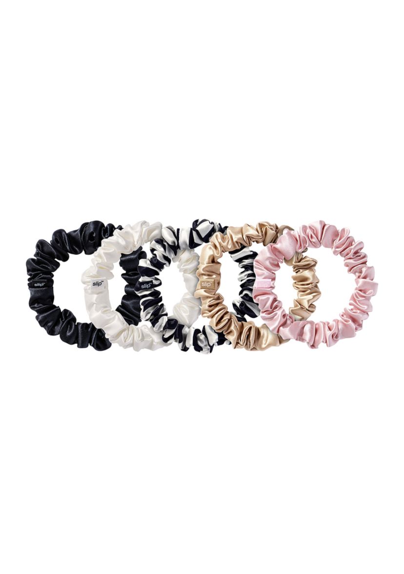 Pure Silk Midi Scrunchies - Multi