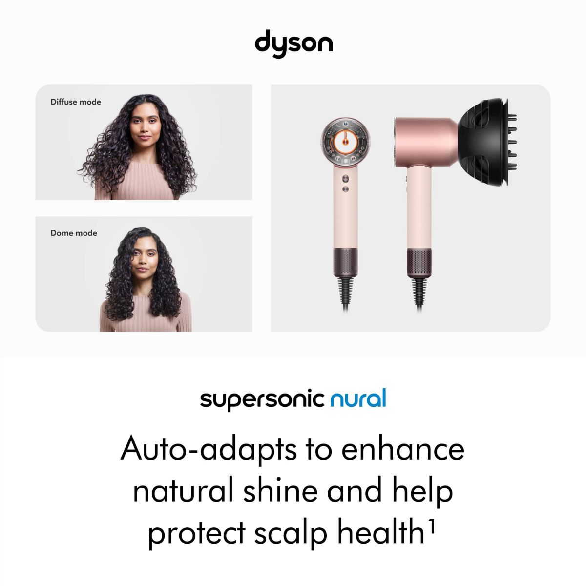 Supersonic Nural Hair Dryer Jasper Plum