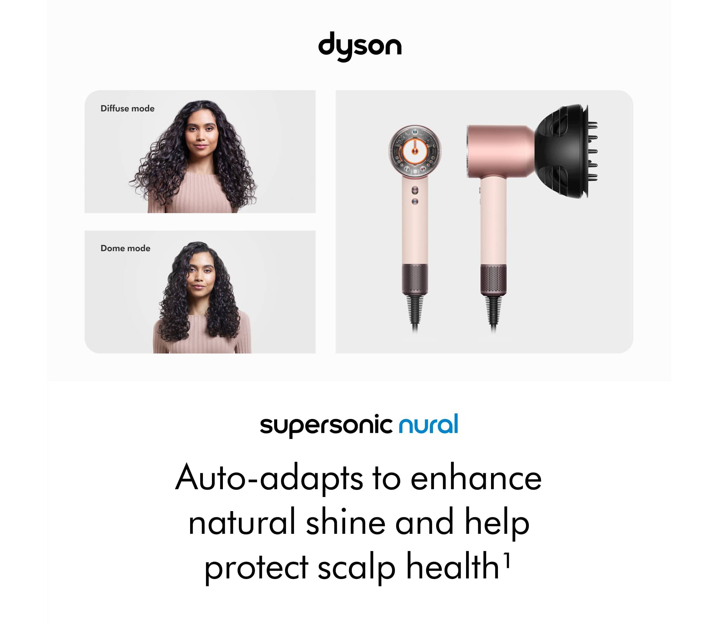 Supersonic Nural Hair Dryer Jasper Plum