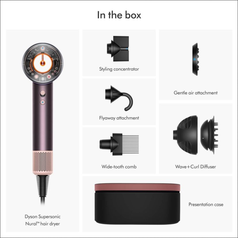 Supersonic Nural Hair Dryer Jasper Plum