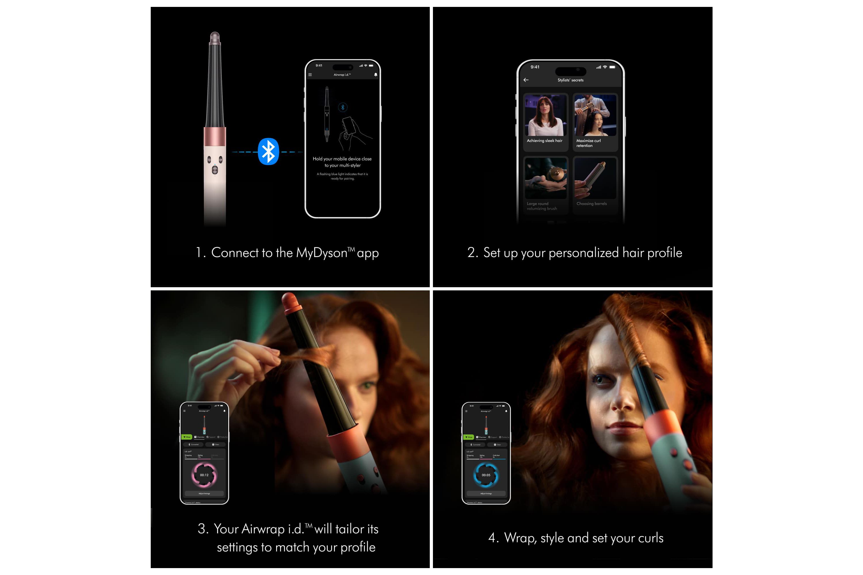 AirWrap Multi-Styler Curly+Coily Ceramic Pink/Rose Gold