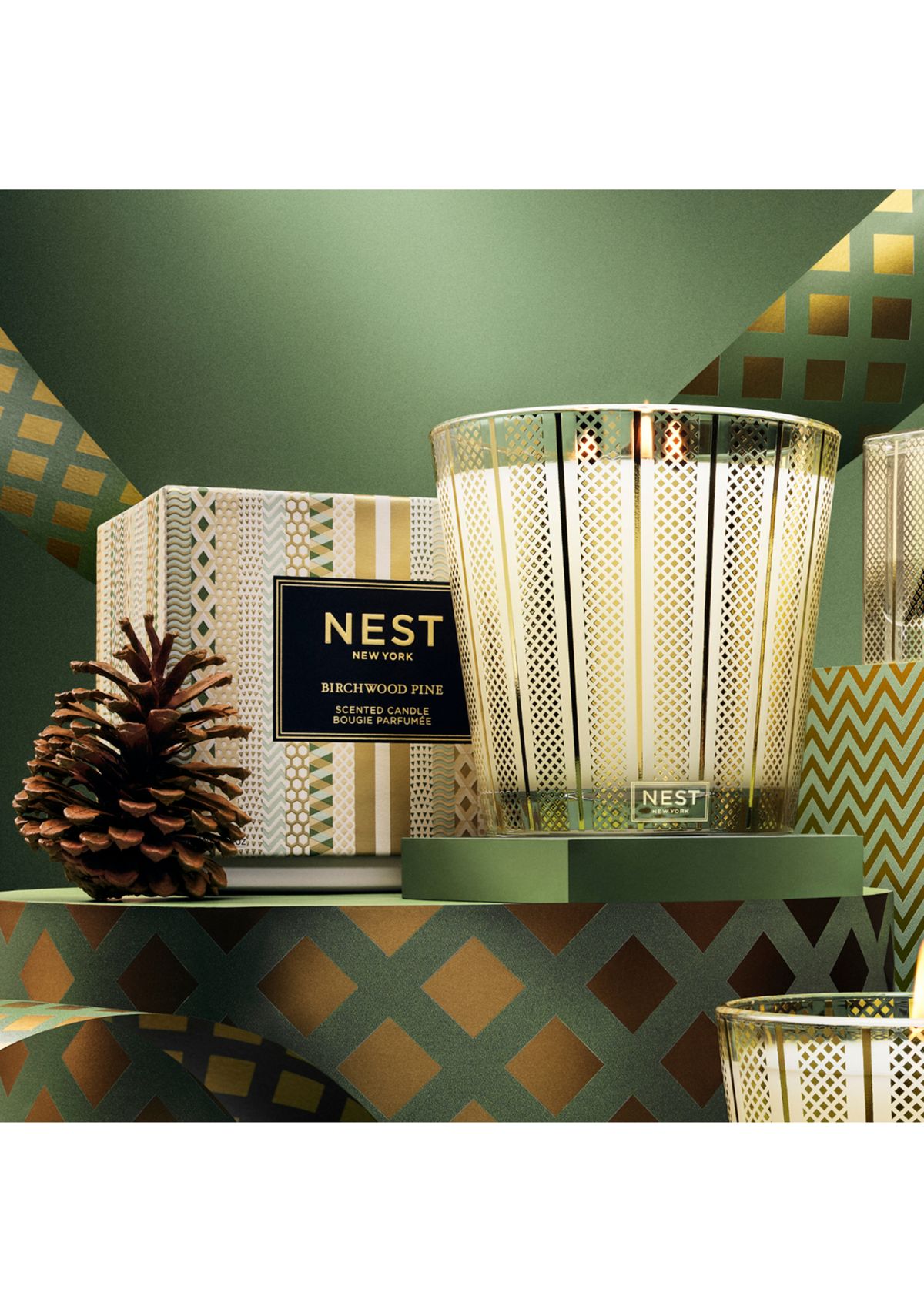 Birchwood Pine 3-Wick Candle