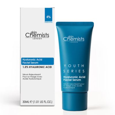 skinChemists Anti-Aging Hyaluronic Acid Advanced Facial Serum 30ml, White