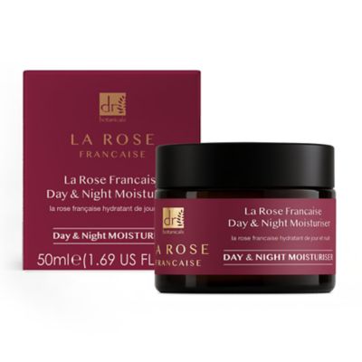 Dr. Botanicals La Rose Francaise Anti-Aging Duo Day & Night Moisturizer 50ml, White
