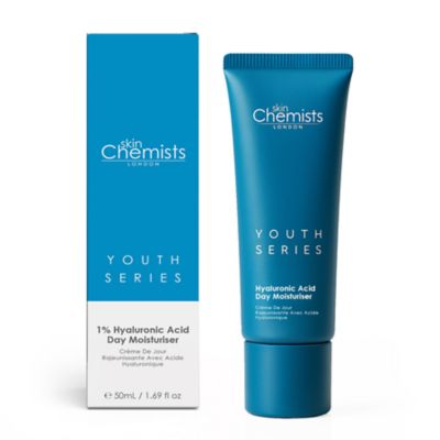 skinChemists 1% Hyaluronic Acid Anti-Aging Day Moisturizer 50ml, White