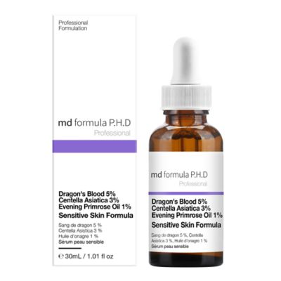 MD Formula Sensitive Skin Serum Dragon's Blood 5%, Centella Asiatica 3%, Evening Primrose Oil 1% 30ml, White