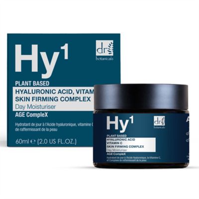 Dr. Botanicals Advanced Hyaluronic Acid 1% & Vitamin C 1% & Skin Firming Complex 1% Day Moisturizer 60ml, White
