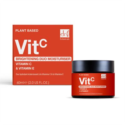 skinChemists Brightening Duo Anti-Aging Moisturizer with 1% Vitamin C & Vitamin E 60ml, White