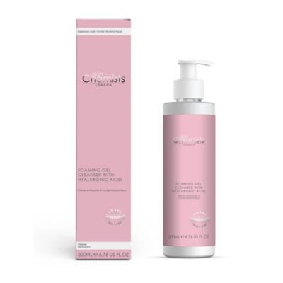 skinChemists Anti-Aging Foaming Gel Cleanser Hyaluronic Acid 200ml, White