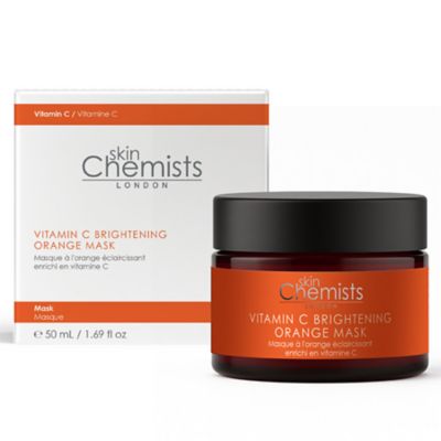 skinChemists Vitamin C Brightening Orange Mask 50ml, White