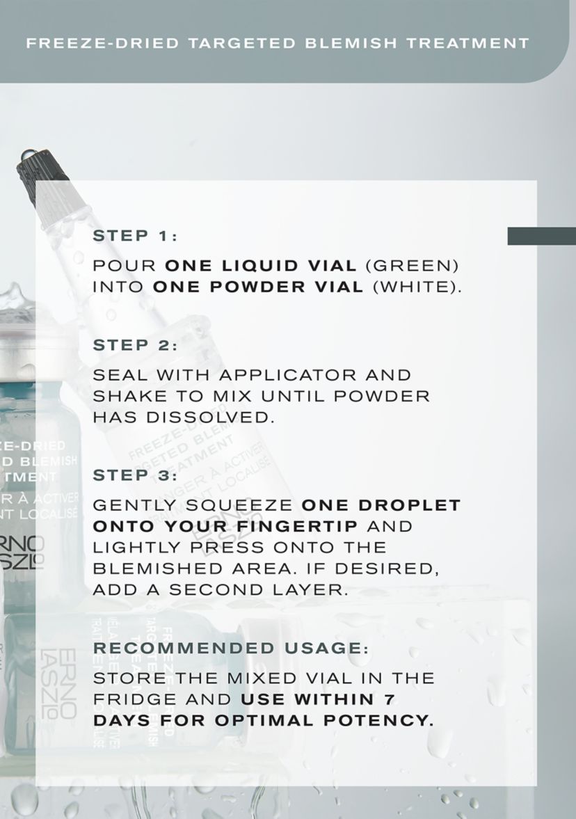 Freeze Dried Targeted Blemish Treatment