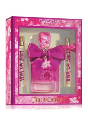 Juicy Couture Viva La Juicy Petals Please 3 Piece Fragrance Gift Set, Perfume For Women - $160 Value