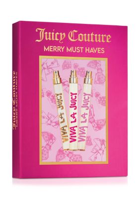 Juicy Couture Women's Viva La Juicy 3 Piece Fragrance Gift Set, Travel Coffret Set - $87 Value