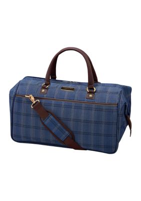 london fog leather duffle bag