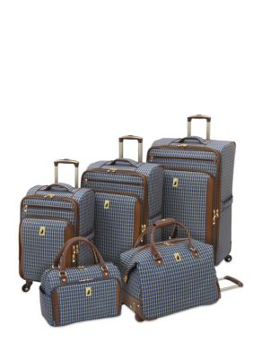 London Fog® Kensington 360 Ultra Light Expandable Spinner Luggage  Collection - Blue Tan Plaid | belk