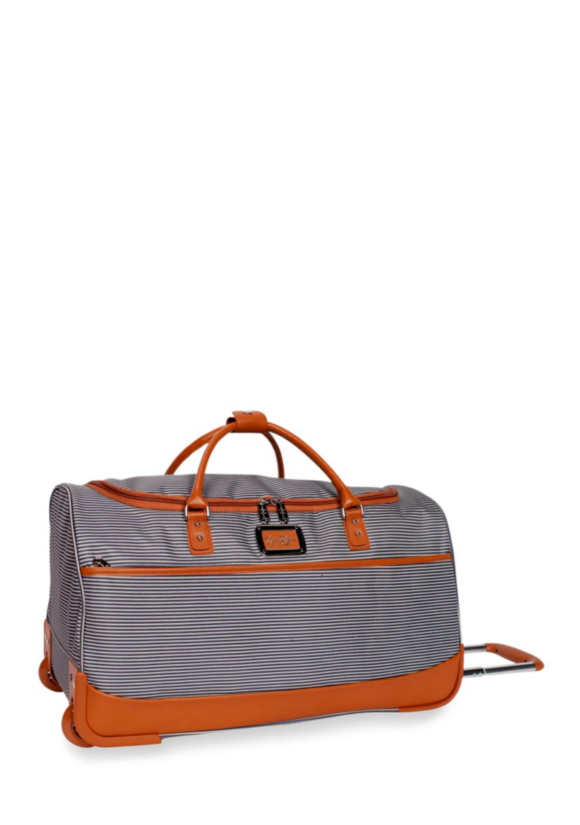 Breton Navy Wheeled Duffel