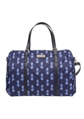 Jessica Simpson Quilted Pineapple Weekender belk