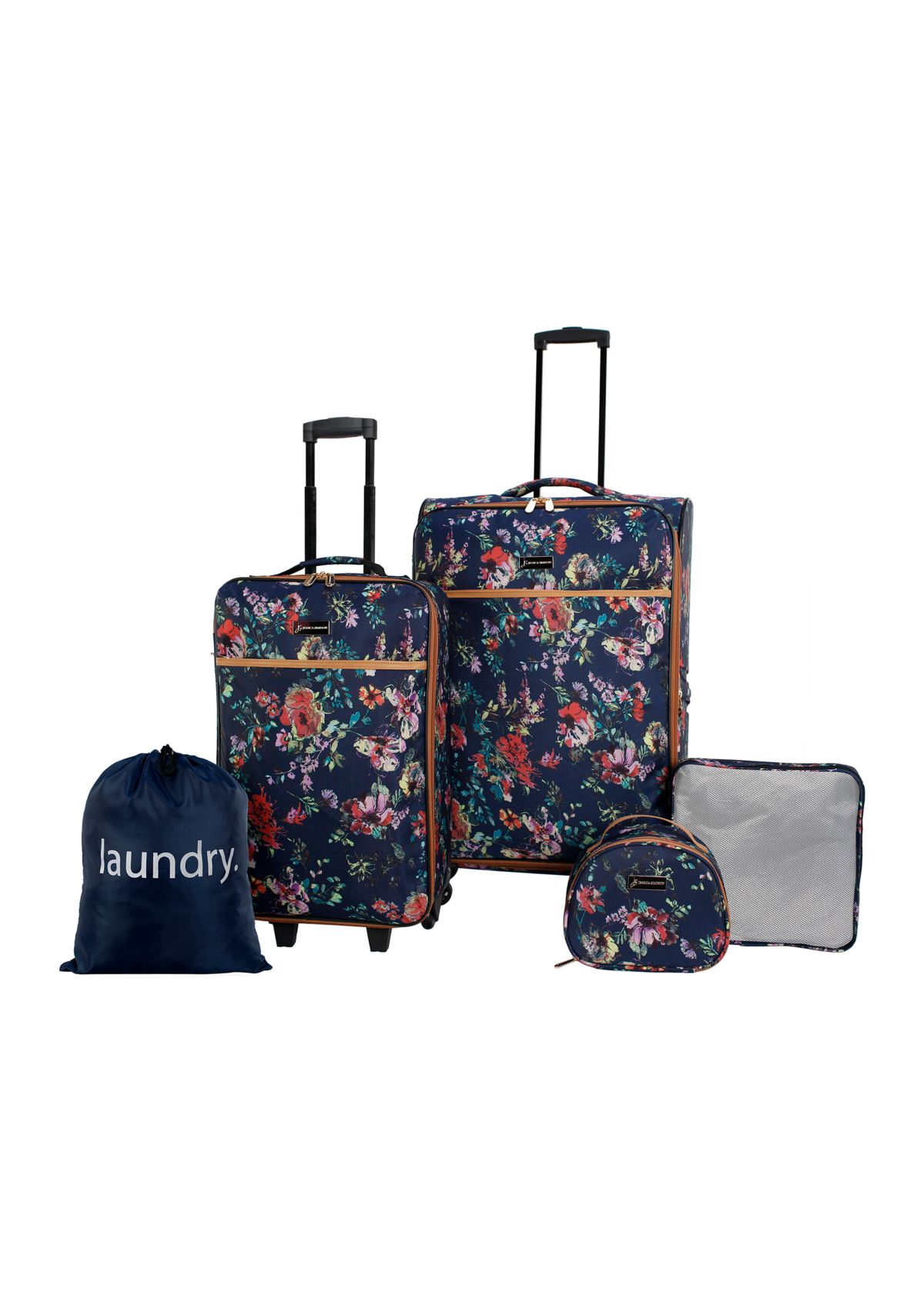 Jessica Simpson French Floral 5-Piece Luggage Set Belk
