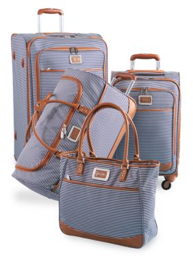 Jessica Simpson Breton Spinner Luggage Collection - Navy