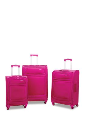 Samsonite store raspberry luggage