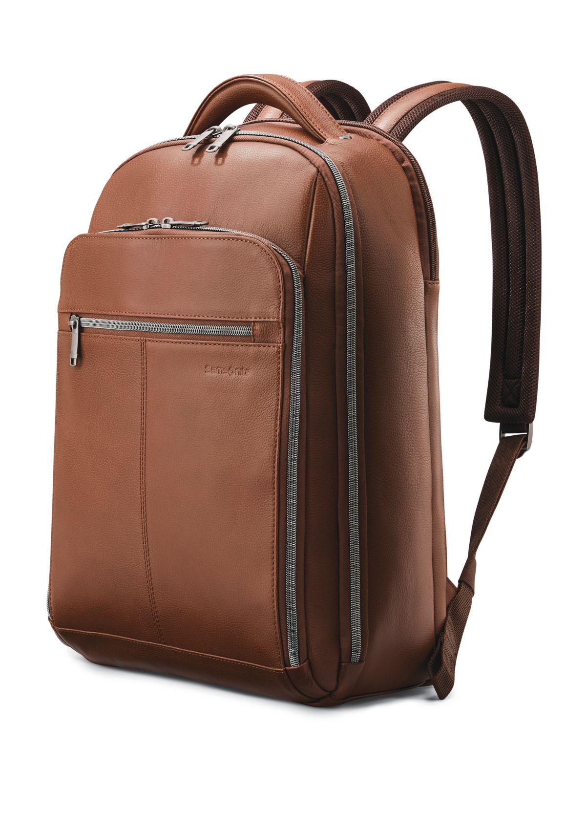 Classic Leather Slim Backpack 