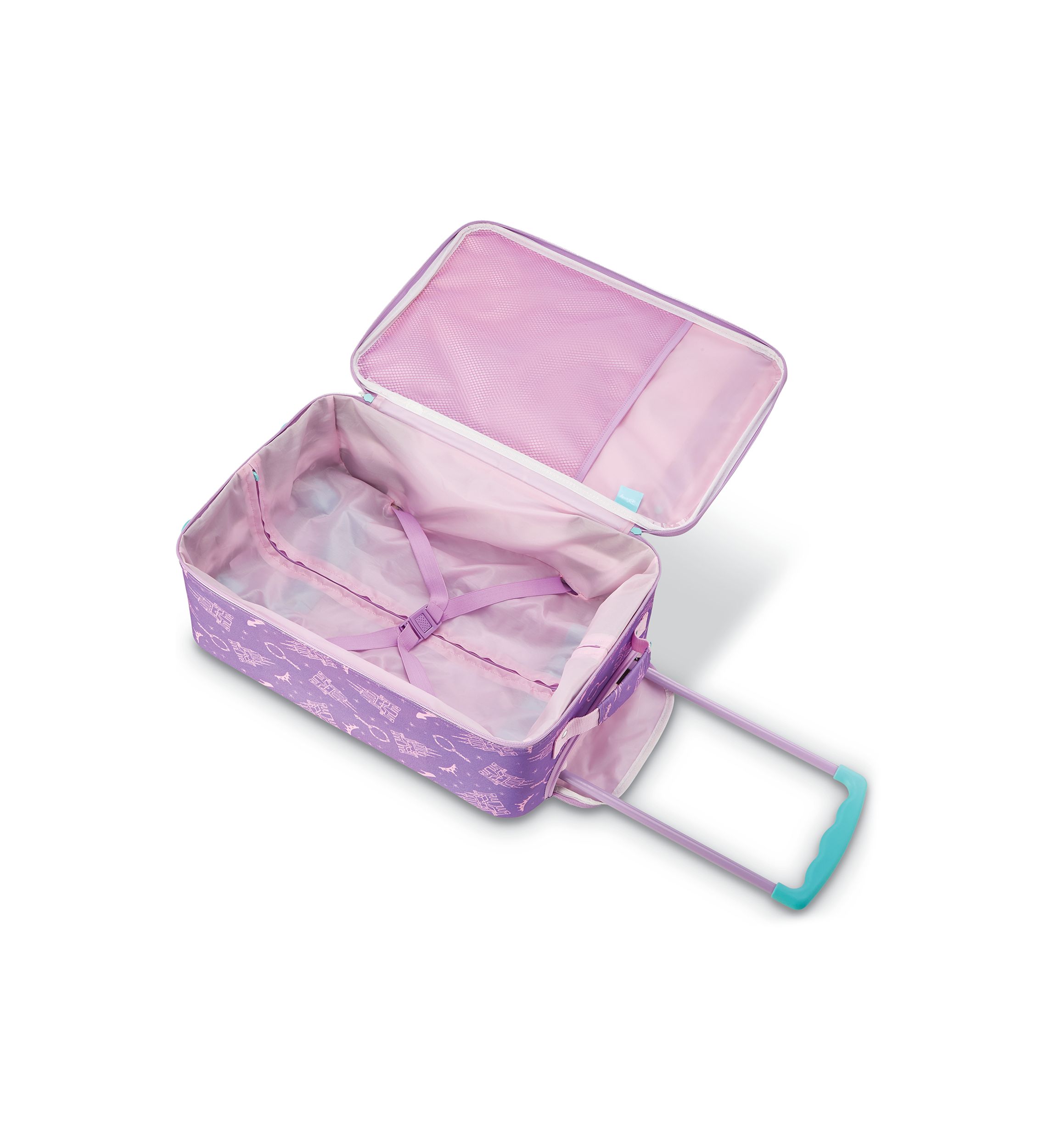  Disney Kids Softside Princess Upright Suitcase 