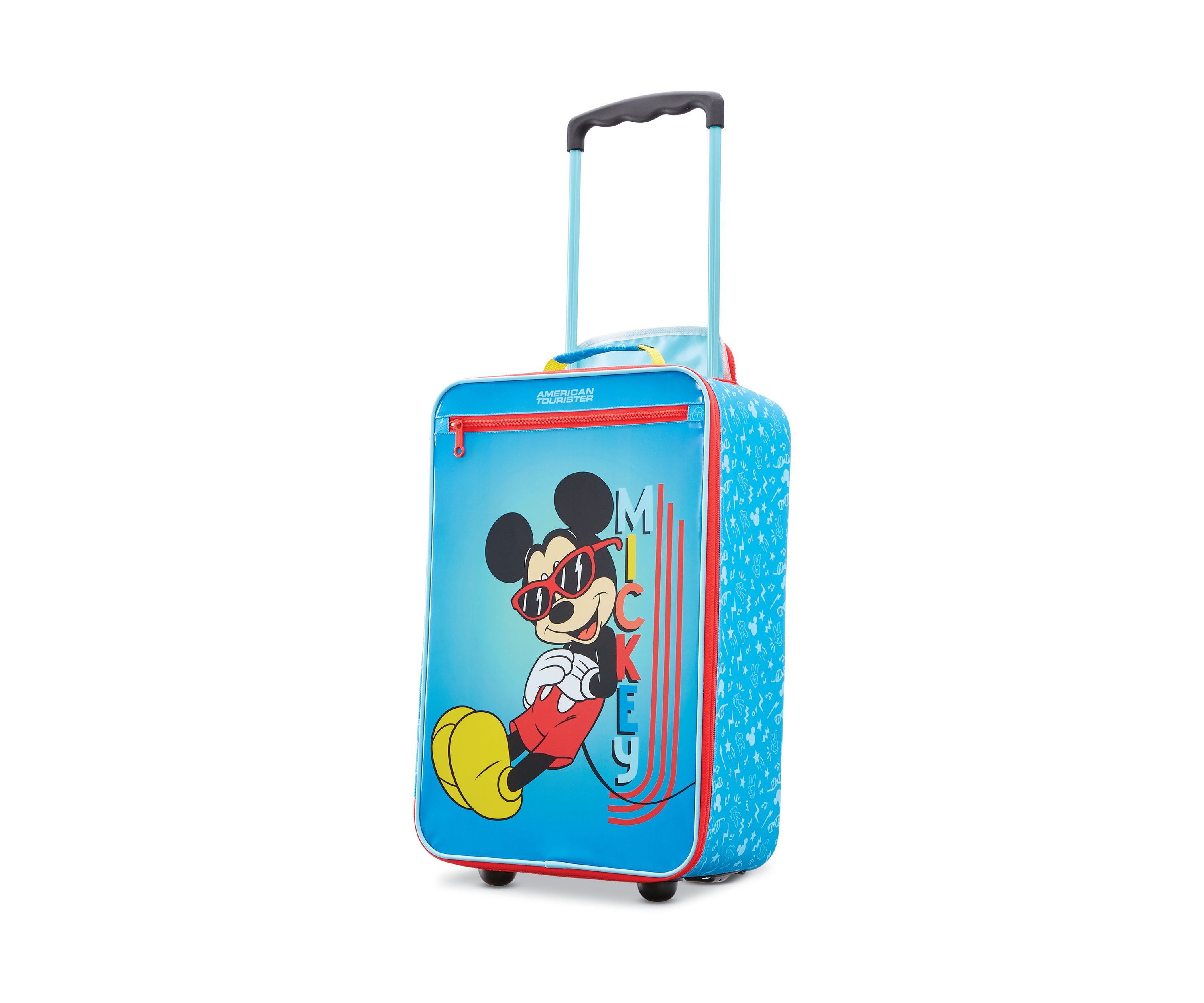  Disney Kids Softside Mickey Mouse Upright Suitcase 