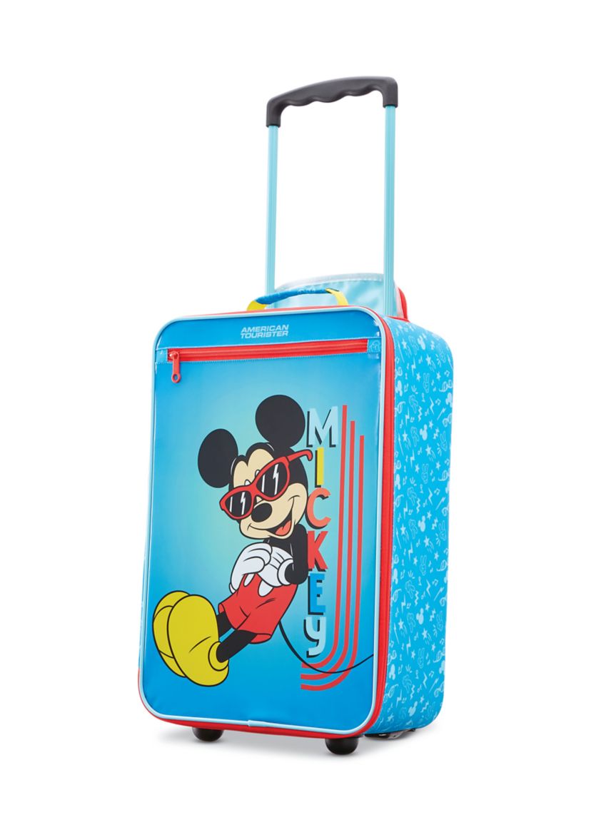  Disney Kids Softside Mickey Mouse Upright Suitcase 