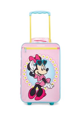 American Tourister Kids Disney Softside Upright Luggage Minnie Carry On 18 inch