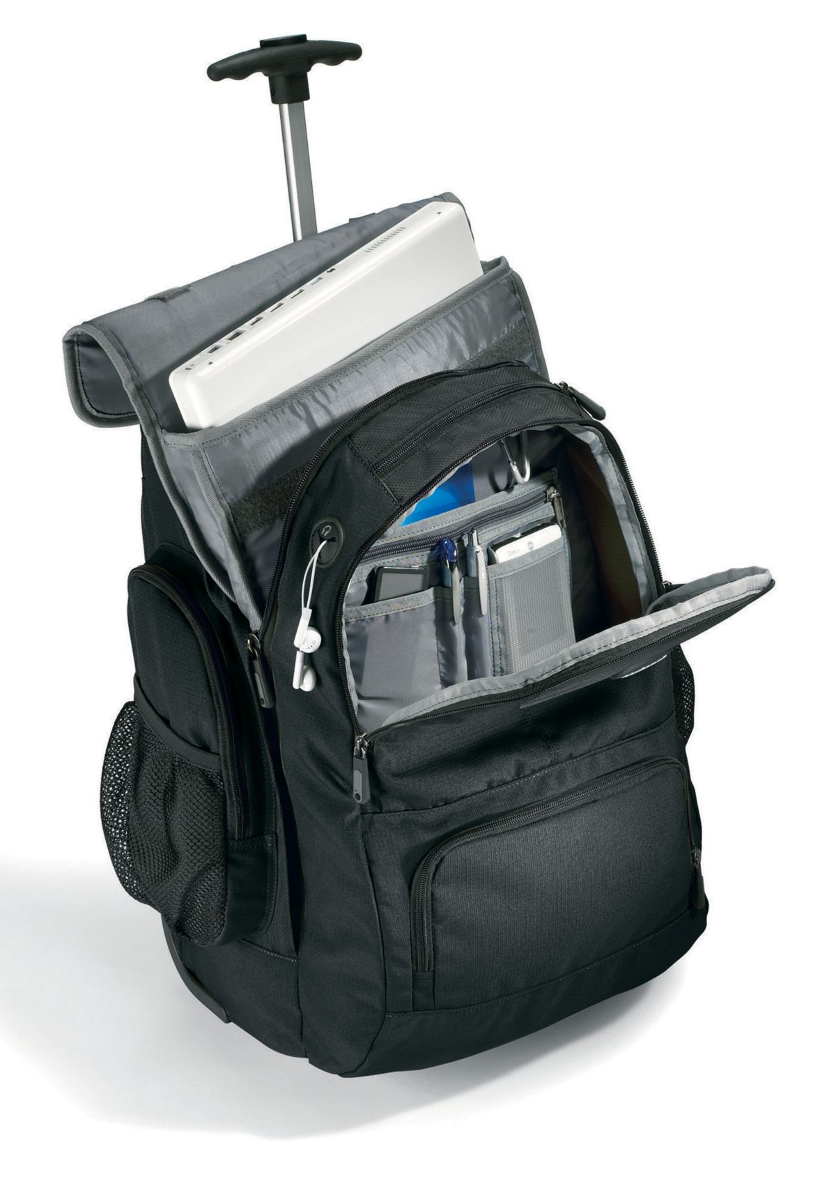 21-in. Wheeled Backpack - Black/Charcoal