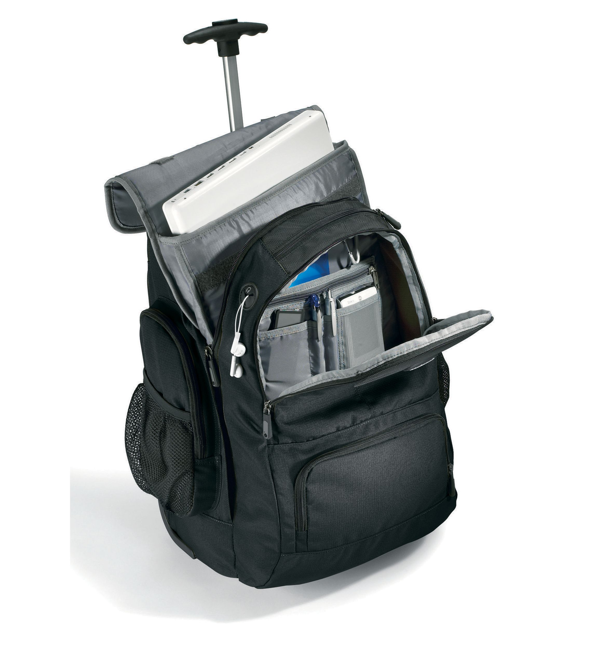 21-in. Wheeled Backpack - Black/Charcoal