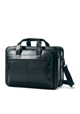 Samsonite Expandable Leather Business Case belk