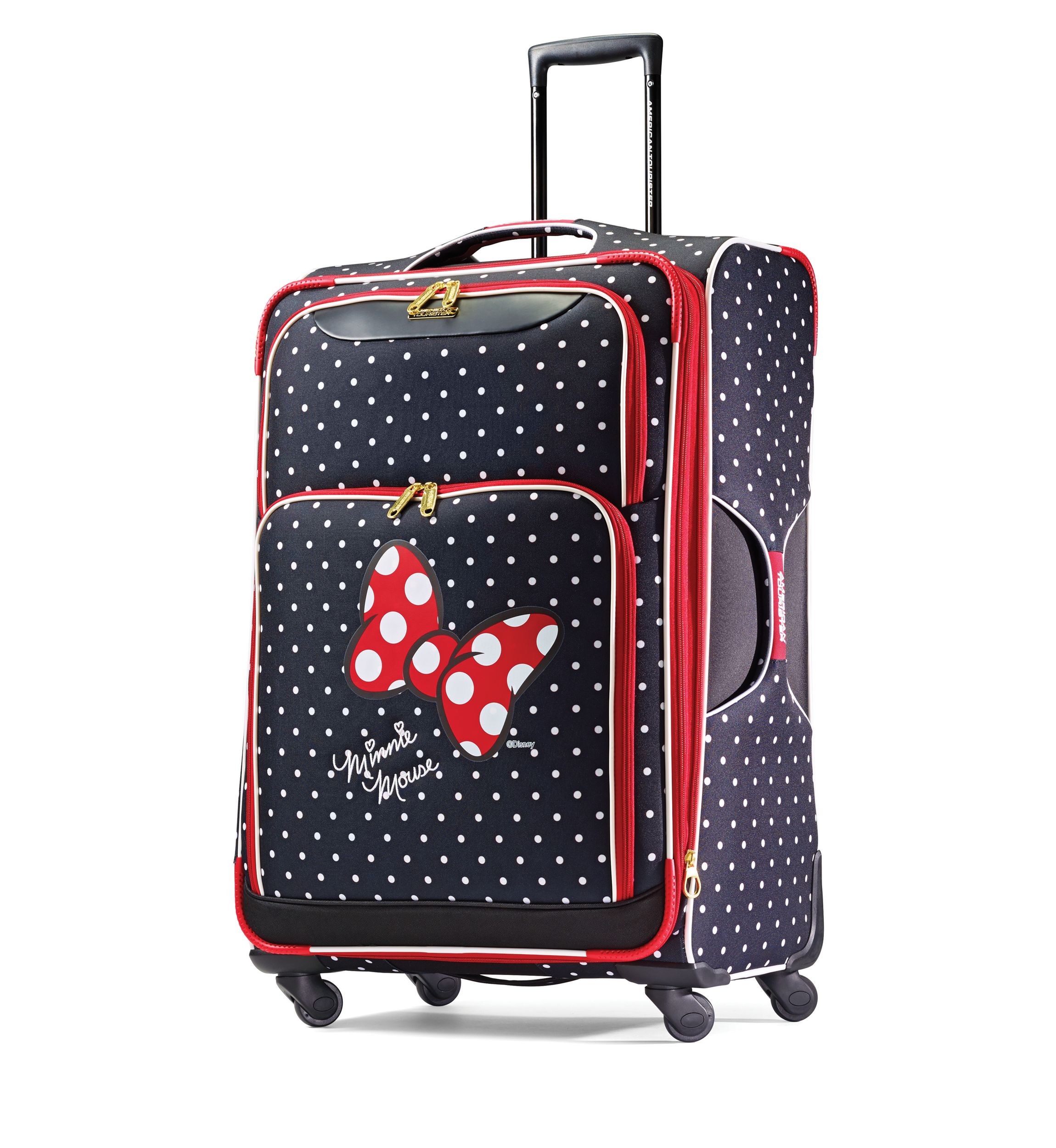 28-in. Minnie Mouse Red Bow Softside Spinner