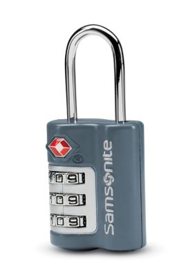 Samsonite Lock & Security 3 Dial Combo Lock, Blue