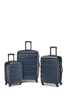 Samsonite store teal luggage