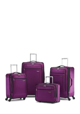 Samsonite luggage cheap purple hard shell