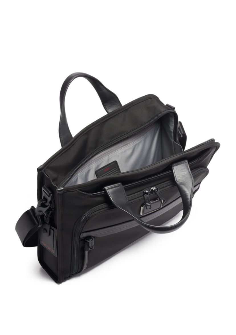 Alpha 3 Slim Deluxe Portfolio Briefcase