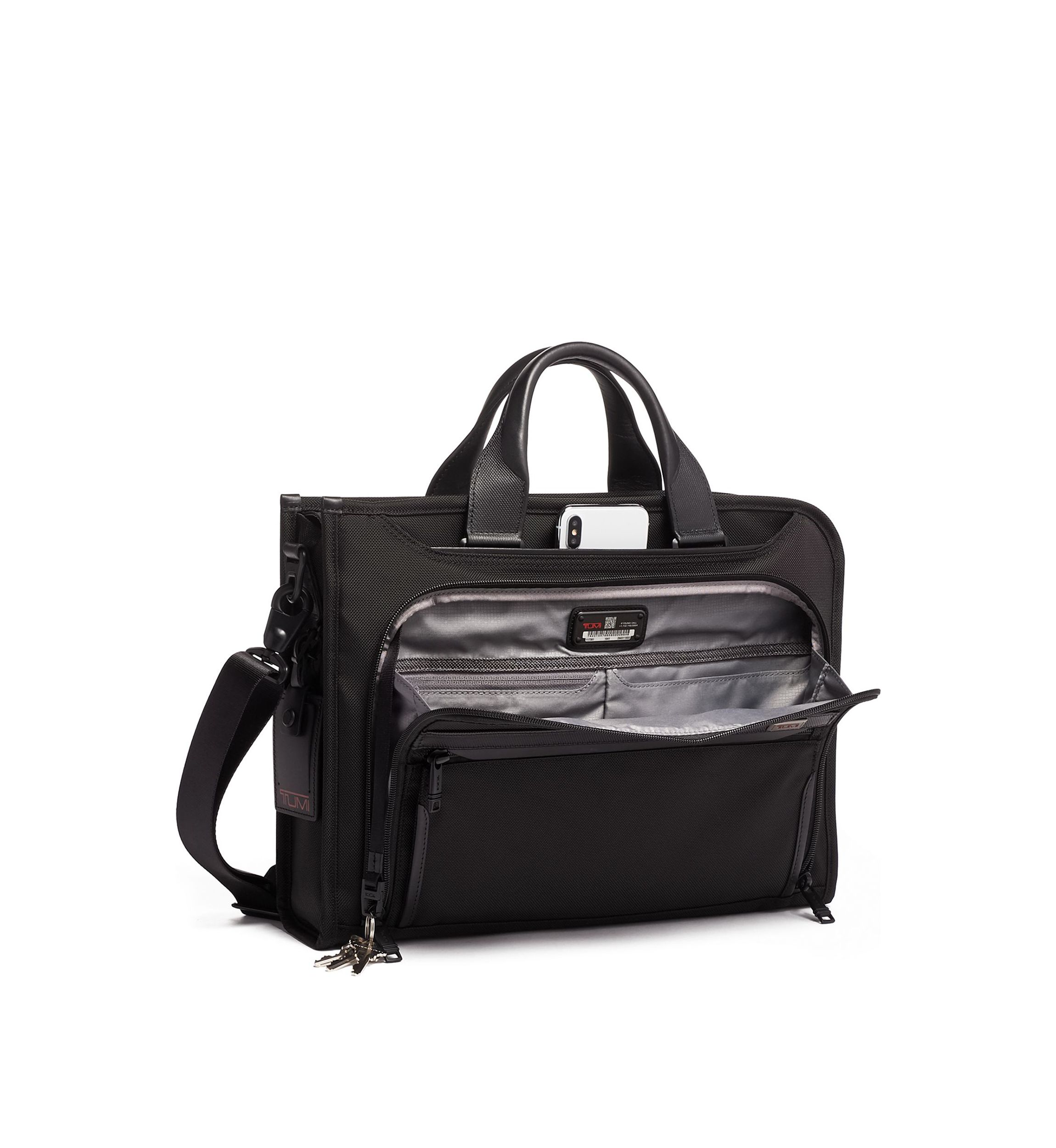 Alpha 3 Slim Deluxe Portfolio Briefcase