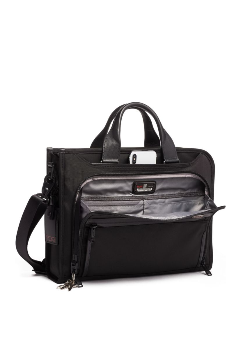 Alpha 3 Slim Deluxe Portfolio Briefcase
