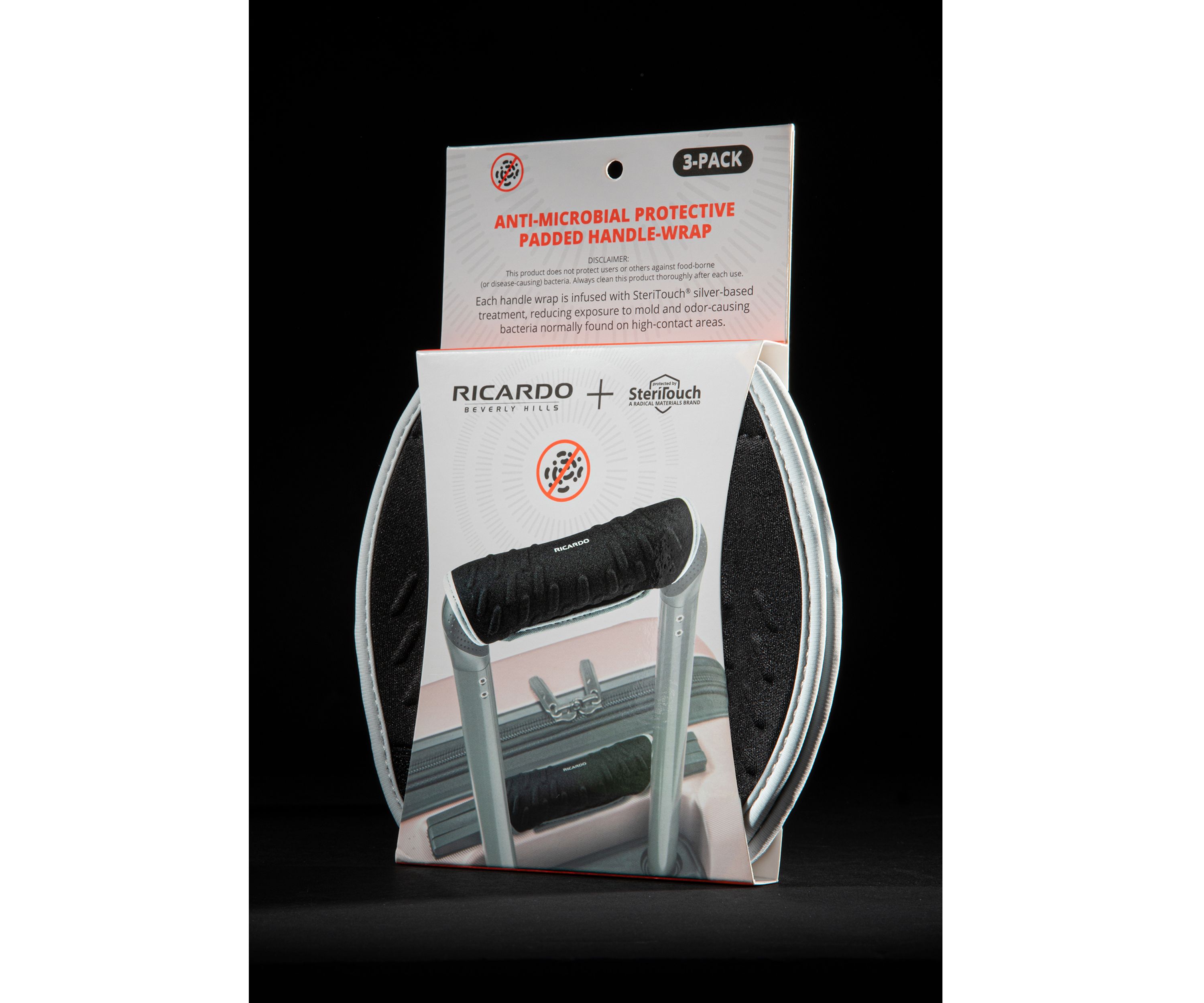 3 Pack Antimicrobial SteriTouch®  Padded Handle Wrap