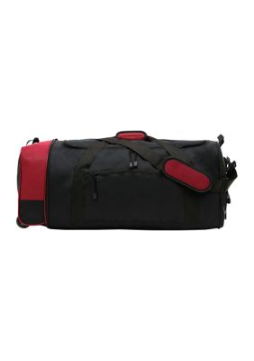 Travelers Club Luggage 32"" Collapsible Rolling Duffel (2 Wheels)