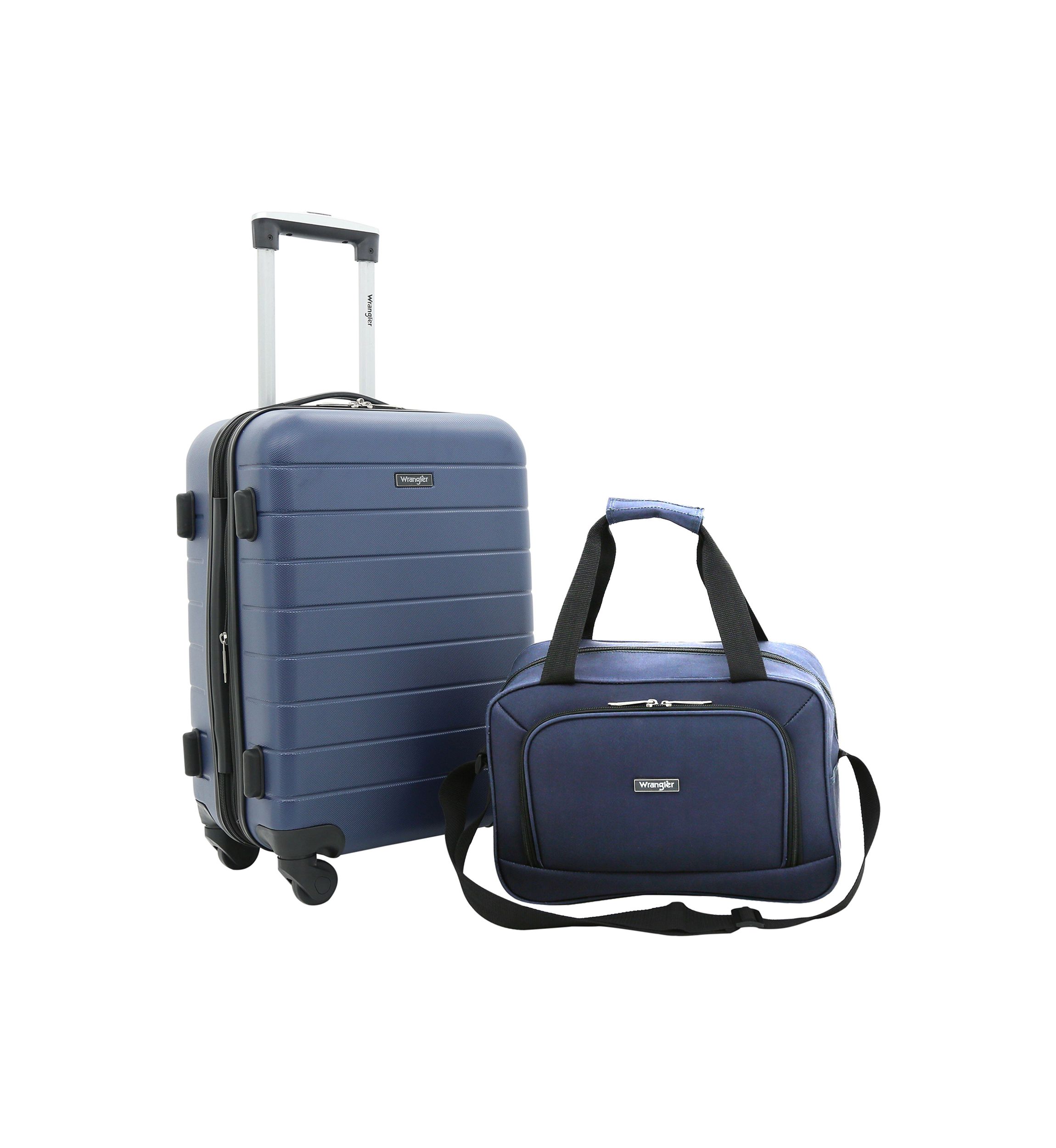 2-Piece Expandable Rolling Carry-on Set