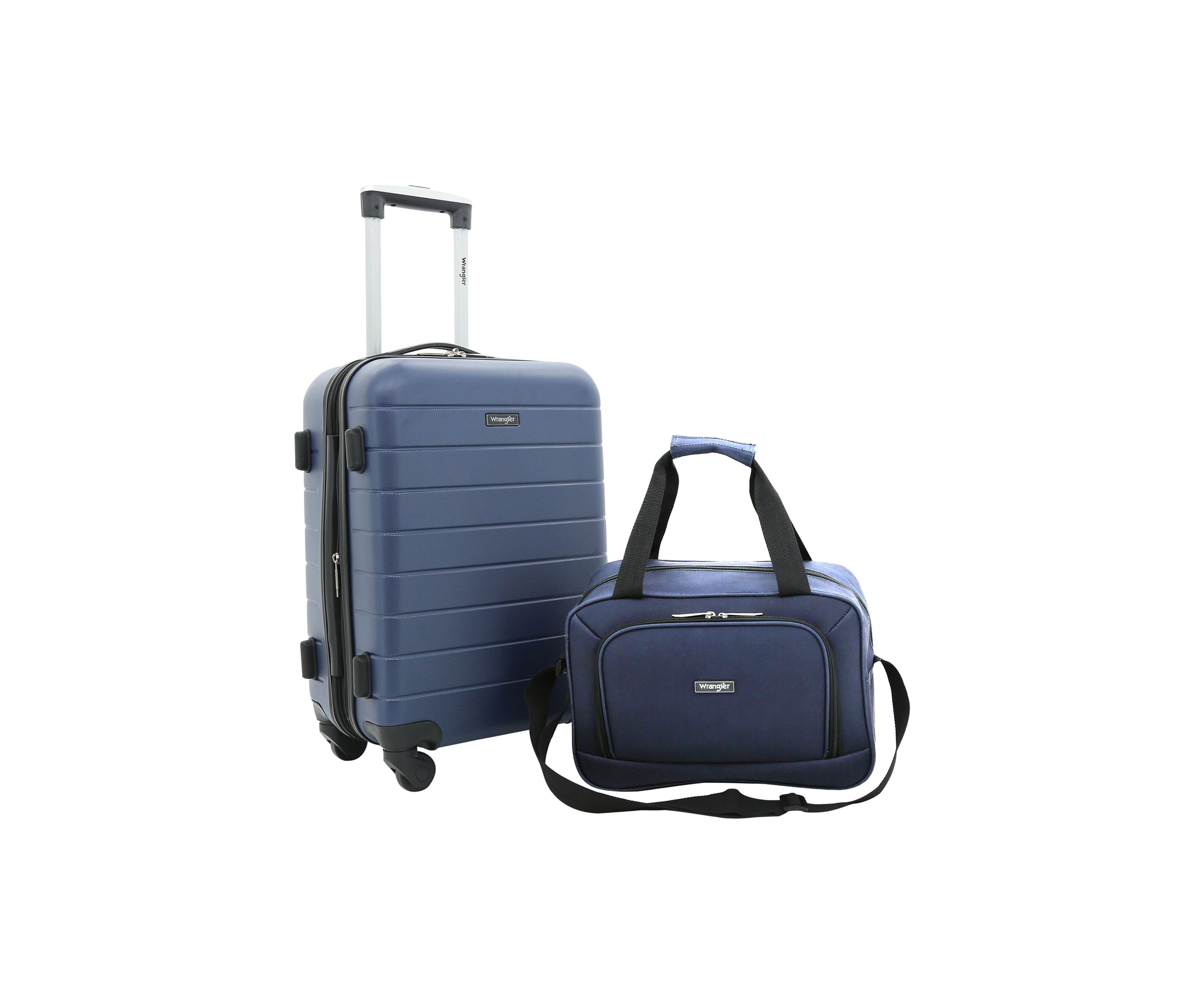 2-Piece Expandable Rolling Carry-on Set
