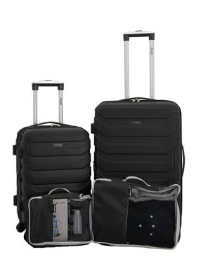 Travelers Club Luggage 4-Piece Expandable Rolling Hardside Set