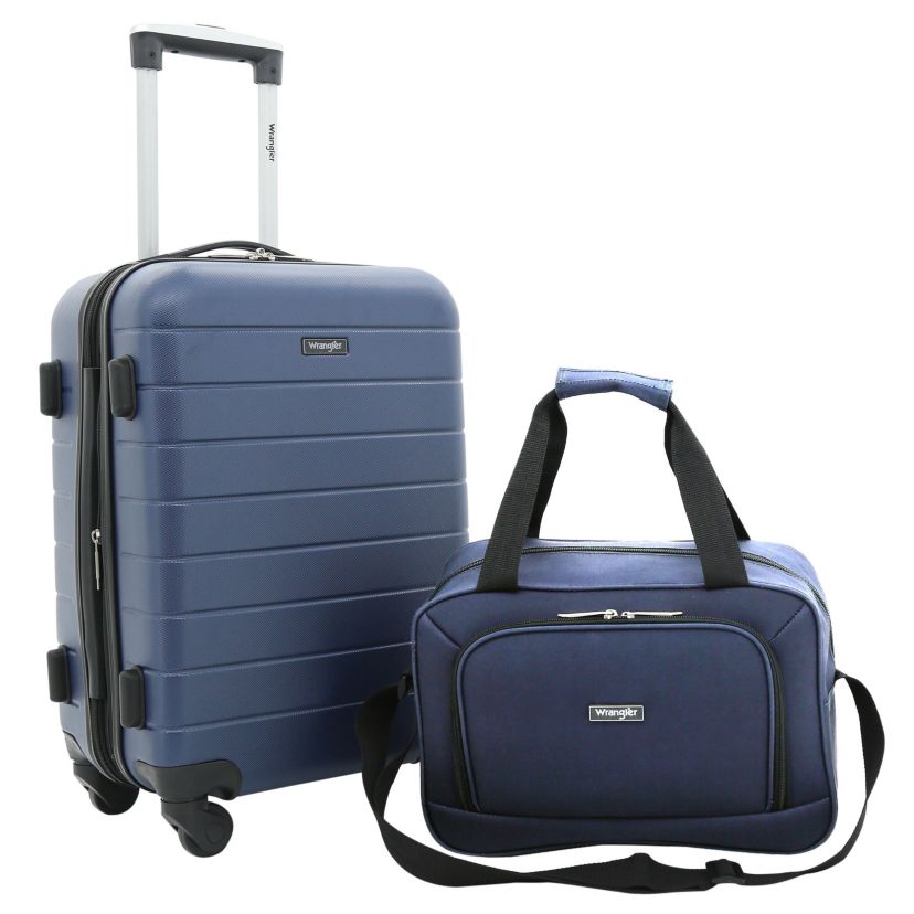 2-Piece Expandable Rolling Carry-on Set