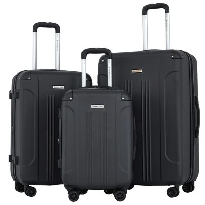 Travelers Club Luggage Chicago 2.0 4-in-1 Expandable Hardside 3pc Luggage Set